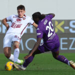 Fiorentina-Torino 1-1, i granata in 10 riprendono i viola