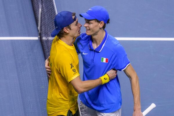 Jannik Sinner vs Alex de Minaur - Tennis, semifinale Coppa Davis Italia-Australia