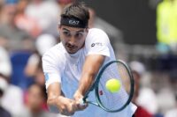 Australian Open tennis - Lorenzo Sonego vs Learner Tien