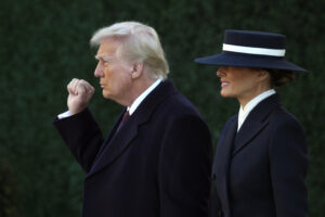 Melania Trump, insediamento in grande stile: ecco il look della First Lady