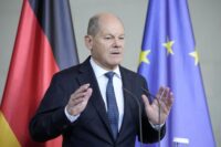 Il cancelliere tedesco Olaf Scholz incontra il primo ministro svedese Ulf Kristersson a Berlino