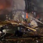 Catania, palazzina di tre piani crolla dopo fuga di gas: quattro ustionati