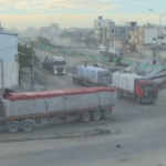 Gaza, l’arrivo degli aiuti umanitari a Rafah