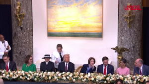Usa, Trump e Vance al pranzo post inaugurazione