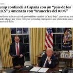 Donald Trump confonde la Spagna con i Brics