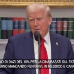 Usa, Trump su Cina: “Pensiamo a dazi del 10%”