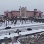 Tempesta di neve negli Usa, alcune città coperte di bianco: le riprese dal drone