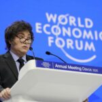 Davos, Milei: “Non mi sento solo, con me ci sono Musk, Meloni, Trump e Orban”