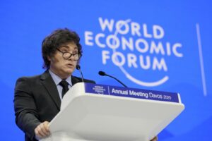 Milei - Meeting of World Economic Forum di Davos.