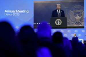 Donald trump interviene al World Economic Forum di Davos