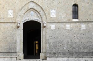 La sede centrale Monte dei Paschi di Siena