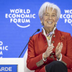 Lagarde a Davos: “Fiducia che inflazione stia andando verso il basso”