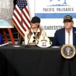 Incendi California, Donald Trump in visita a Los Angeles