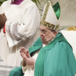 Papa Francesco alla messa della Domenica della Parola del Signore nella Basilica di San Pietro in Vaticano