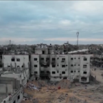 Gaza, gli ospedali distrutti dai bombardamenti israeliani: le immagini dal drone