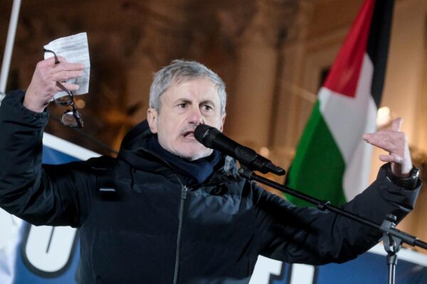 Roma, manifestazione pro Palestina e anti NATO del Movimento Indipendenza
