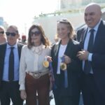 Amerigo Vespucci, i ministri Crosetto e Santanchè visitano il Villaggio Italia a Gedda