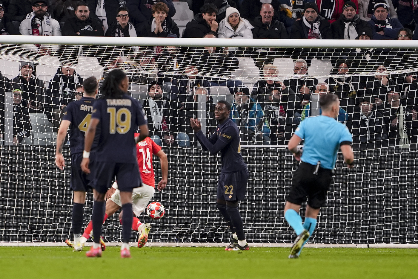 Champions League, Juventus-Benfica 0-2