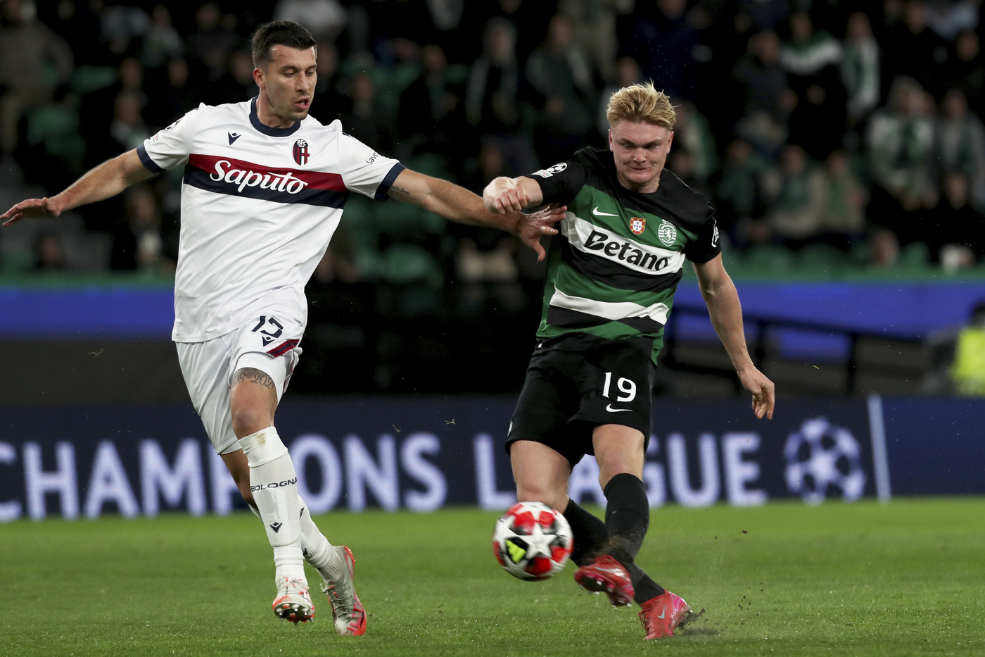 Champions League, Sporting Lisbona Bologna 1 1