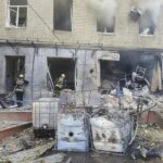 Ucraina, drone su palazzo a Sumy: quattro morti