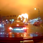 Philadelphia, il momento dello schianto dell’aereo medico ripreso da una dashcam