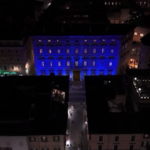 Giornata delle vittime civili delle guerre, palazzo Madama s’illumina di blu