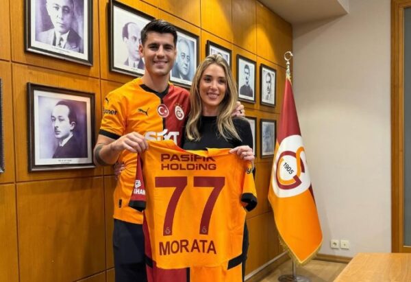 Morata al Galatasaray, il calciatore in Turchia con la moglie Alice Campello