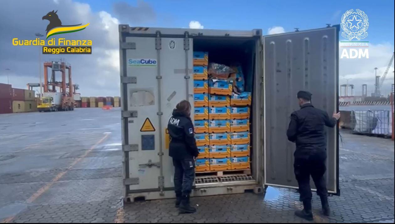 Sequestrati 27 kg di cocaina al porto di Gioia Tauro