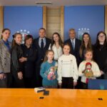 Ucraina, bambine vittime guerra incontrano Shevchenko in Figc a Roma