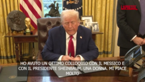 Usa, Trump: “Accordo con il Messico per fermare il fentanyl e l’immigrazione illegale”