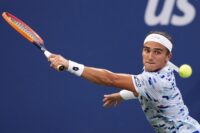 Mattia Bellucci in un'immagine d'archivio. L'azzurro ha battuto Medvedev nell'Atp di Rotterdam