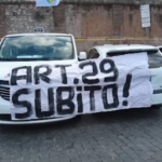 Tassisti in piazza a Roma contro gli Ncc