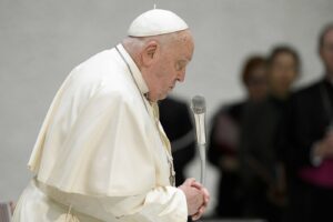 Papa Francesco in udienza generale del mercoledì