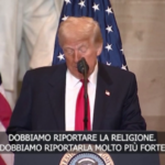 Usa, Trump: “Dobbiamo riportare Dio nelle nostre vite”