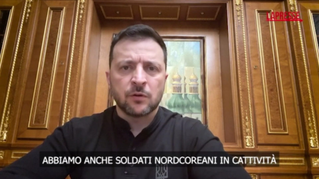 Ucraina, Zelensky: “Abbiamo catturato soldati nordcoreani, sono gravemente feriti”