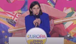 Elly Schlein al congresso di +Europa a Roma