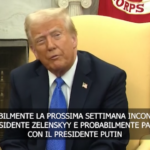 Ucraina, Trump: “Prossima settimana probabile incontro con Zelensky”