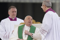 Vaticano - Papa Francesco presiede la messa per il giubileo delle forze armate in Piazza San Pietro