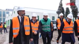 Milano-Cortina 2026, Salvini visita il cantiere del Villaggio Olimpico