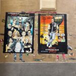Sanremo 2025, poster sul muro dell’Ariston: Carlo Conti come Eddie Murphy in ‘Beverly Hills Cop’
