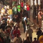 Super Bowl, i tifosi degli Eagles festeggiano dopo la vittoria