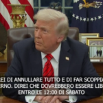 Gaza, Trump: “Hamas liberi gli ostaggi o si scatenerà l’inferno”