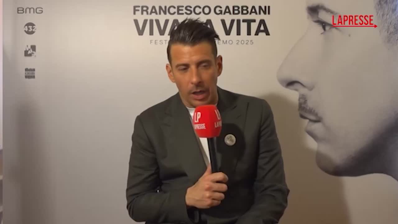 Sanremo 2025, Gabbani: “Non inseguo la hit ora faccio musica con più serenità”