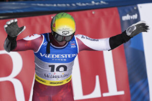 Super-G maschile ai Campionati mondiali di sci alpino a Saalbach-Hinterglemm in Austria.