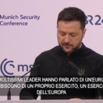 Zelensky alla Conferenza di Monaco: “L’Europa ha bisogno di un proprio esercito”