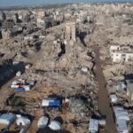 Gaza, la città di Jabalia rasa al suolo: le immagini riprese da un drone