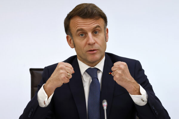 Vertice di Parigi - Macron alla conferenza internazionale sulla Siria presso il Centro conferenze ministeriale di Parigi