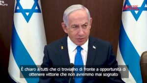 Netanyahu: “Spero che Israele abbia la possibilità di cambiare il volto del Medioriente”