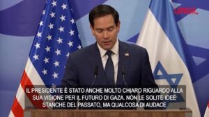 Gaza, Rubio: “Hamas va eliminato se no la pace è impossibile”