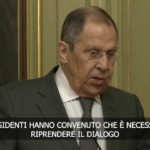 Ucraina, Lavrov: “Usa e Russia d’accordo nel riprendere il dialogo”